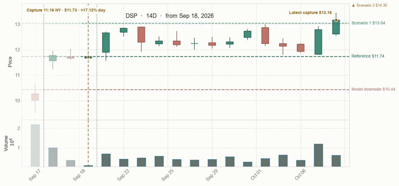 DSP observed price path